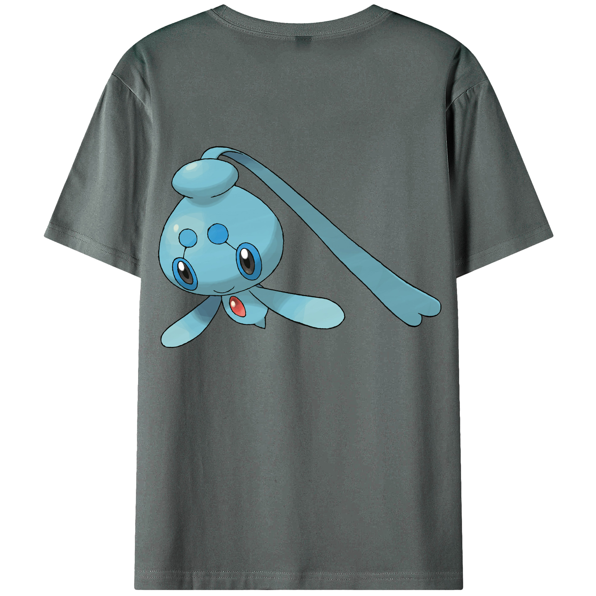 （画像用） ポケットモンスター Pokémon 綿100％ メンズ半袖Tシャツ（バックプリント） 通気性